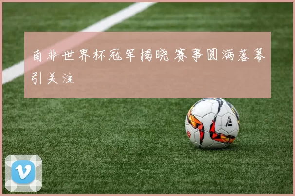 南非世界杯冠军揭晓 赛事圆满落幕引关注